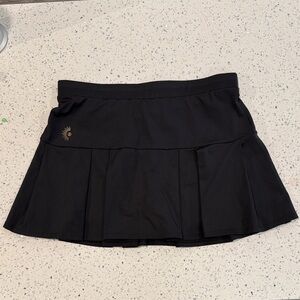 Black Pleated Skort
